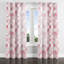 Rideaux obscurcissant French Country Room - Rideau patchwork rose et blanc avec œillets Patchwork - 1 panneau-1644500522-1644500523