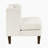 Elodie 27.5" Modern & Contemporary Accent Chair with Corduroy Fabric Upholstery, Reversible Seat Cushion, High-Density Foam over Pocket Coils-1578319648