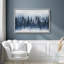 «Woodland Forest Landscape», bleu marine, pin, forêt, paysage, chambre à coucher-107907793-107907799