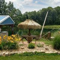 Backyard X-Scapes Mexican Palm Thatch Umbrella Cover 9