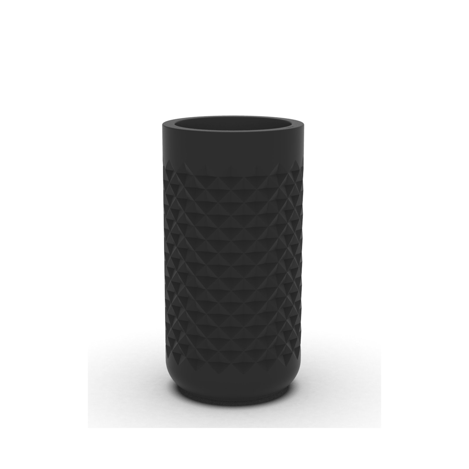 Lisle Pot Planter, Black, 36" H x 18" W x 18" D
