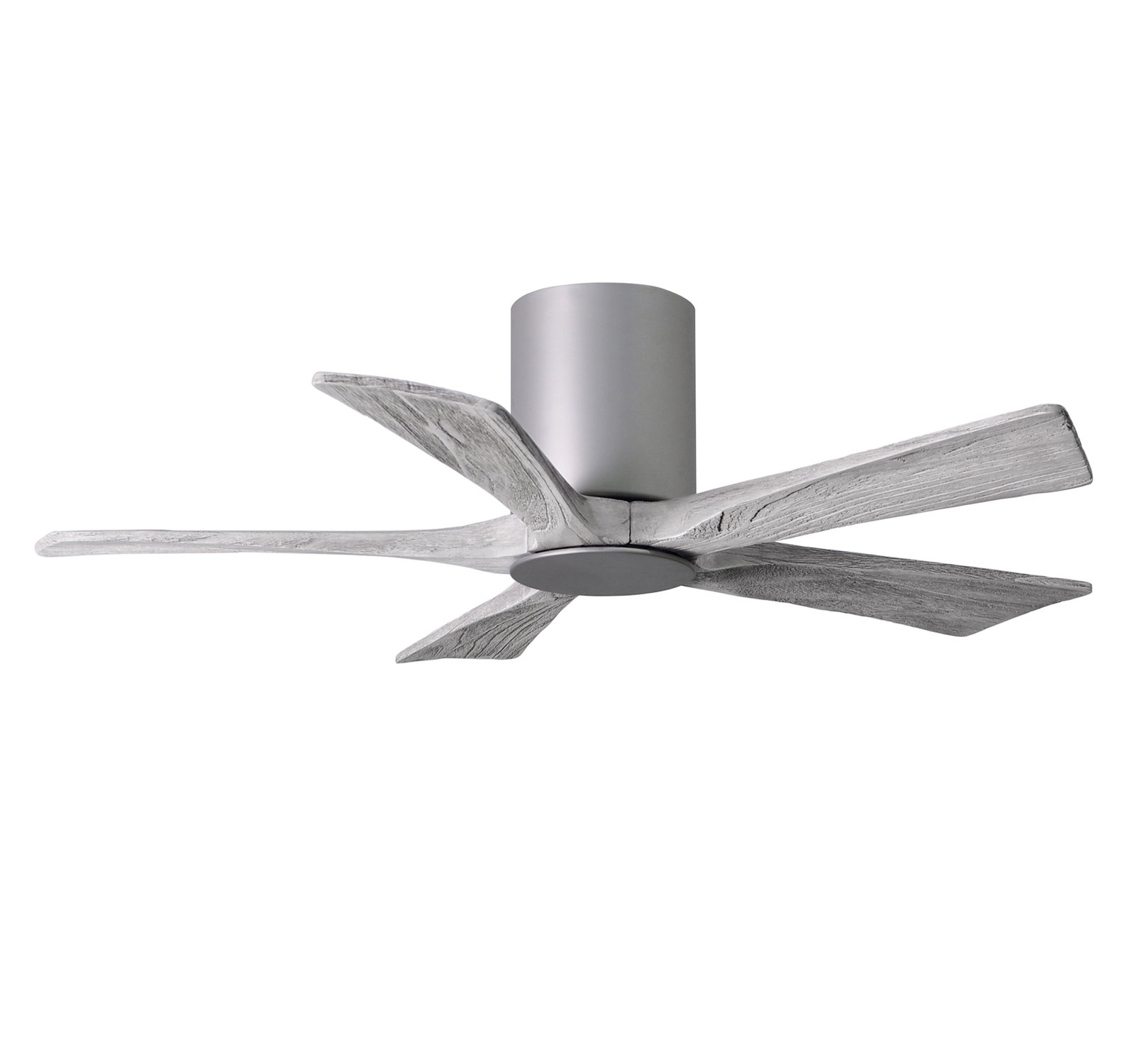 Irene Ceiling Fan with LED Light Kit, Brushed Nickel, 42", Barn Wood Tone