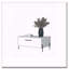 Table basse blanche avec porte rabattable-156811352