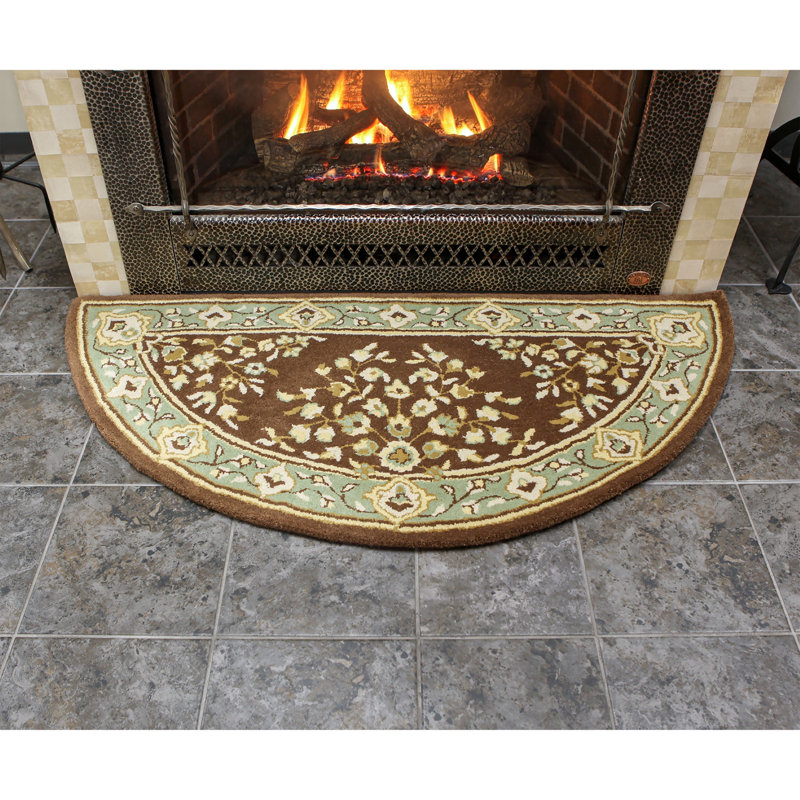 Rupesh Hand Tufted Wool Oriental Indoor Rug, 26" H x 56" W x 0.5" D