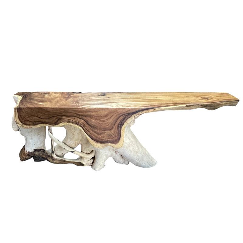 Table de couloir ou de canapé fabriquée en bois récupéré