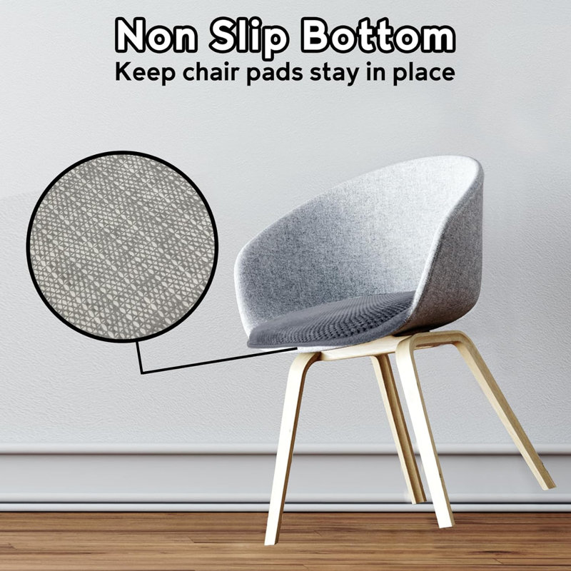 6-pack Gray Chair Cushions For Dining Chairs