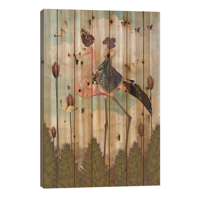 Kellswater Look Up - Vertical par - Impression sur bois sans cadre, H 40 po x l 26 po x P 1,5 po