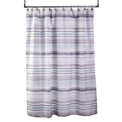 Water Stripe Striped Shower Curtain
