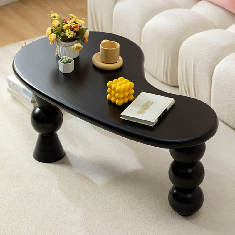 Table de bout Wabi-sabi minimal, H 17,71 po x L 51,18 po x l 25,59 po
