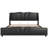 Modern Bed Frame with Wingback Head board-562774095-562774093