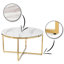 Ewers Cross Legs Coffee Table-1697795555