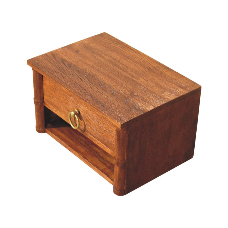 Dollison 35cm W Solid Wood Bedside Table