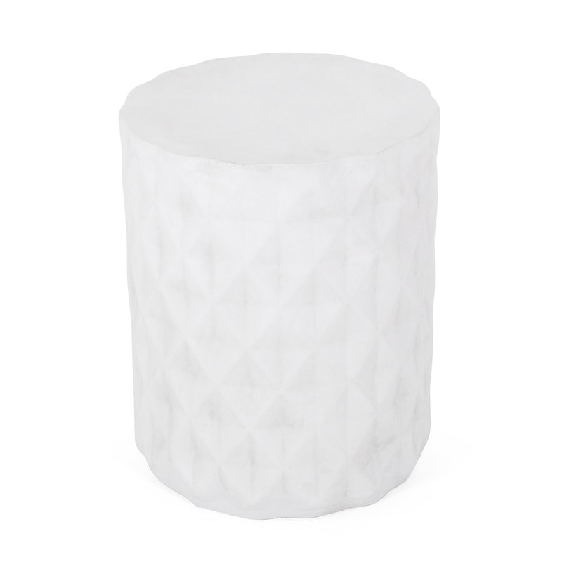 Outdoor Lightweight Concrete Side Table