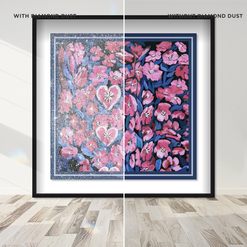 Yours Forever Print by Oliver Gal, 13.5"H x 13.5"W, Black Shadowbox