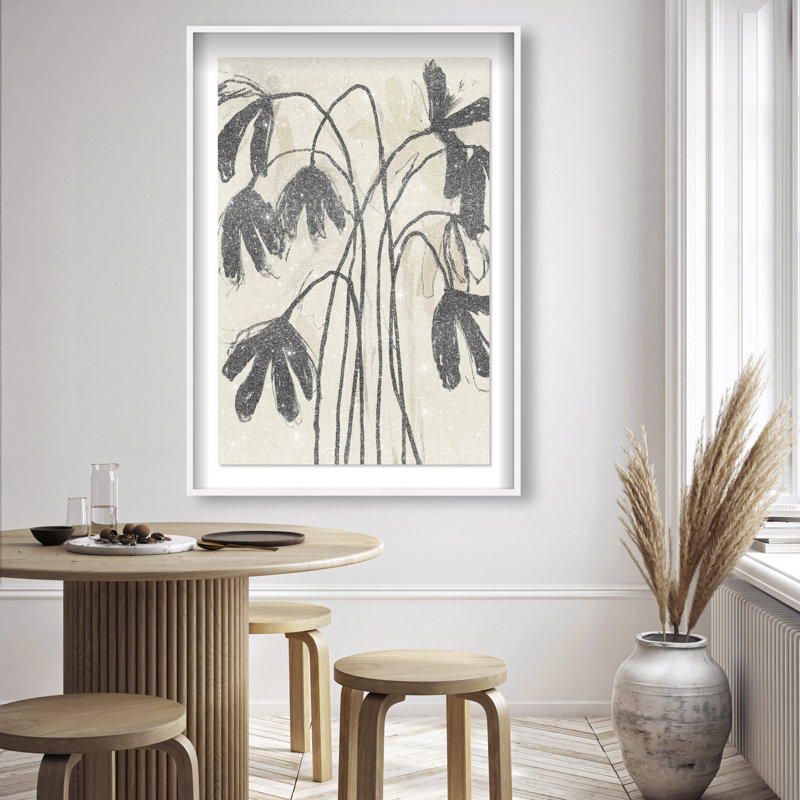 Tree Abstract Studio Print by Oliver Gal, 46.5"H x 31.5"W, White Shadowbox