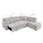 Canapé-lit modulaire en forme de L avec repose-pieds Corduroy-1488154954