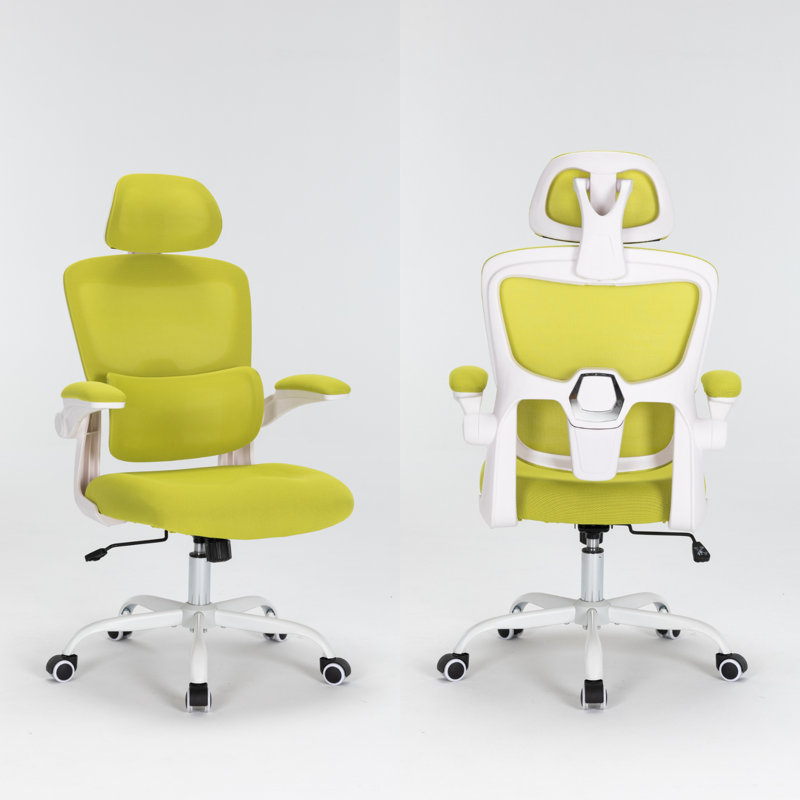 Chaise de bureau Devli, White, Vert