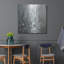  «Jan Branches gris» par Silvia Vassileva, art mural en métal, 36 po x 36 po-1979538603