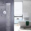 Système de douche mural multifonctionnel avec jets de corps et valve brute-88968053
