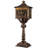 Mailbox Rustproof Cast Aluminum Locking Security Post Mount Mail Box, Large, Bronze