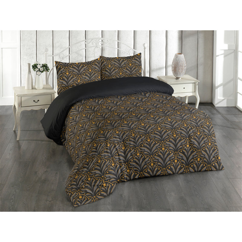 Doniesha Duvet Cover, California King Duvet Cover + 2 Standard Shams