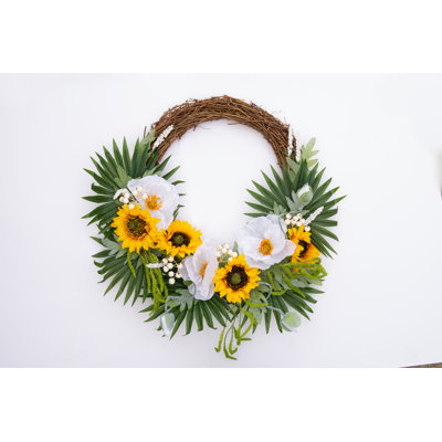 Handcrafted Faux 19'' Wreath