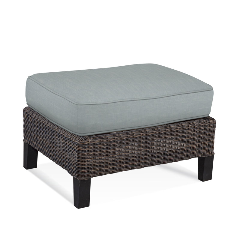 Repose-pieds avec coussin Tangier, Intérieur / extérieur ombre; 6372-64