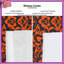 Rideaux orange à motif damassé, voilages et voilages damassés - 1 panneau-241467927-241467926
