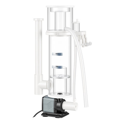 Protein Skimmer for 30-80 Gal Saltwater Aquarium Hang On with DC Pump, Protein Skimmer with DC Pinwheel Pump, Adjustable Control, for 30-80 Gal Medium Saltwater Aquariums & Reef Tank Fish Tank