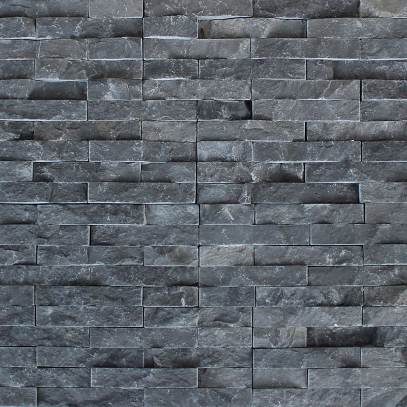 Wall Cladding Panels Marble Black 5.4 ft²