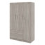 Armoire de rangement élégante à 3 portes avec 2 grands tiroirs