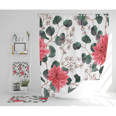 Nehimiah Polyester Shower Curtain Set