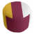 Yellow/Maroon/White