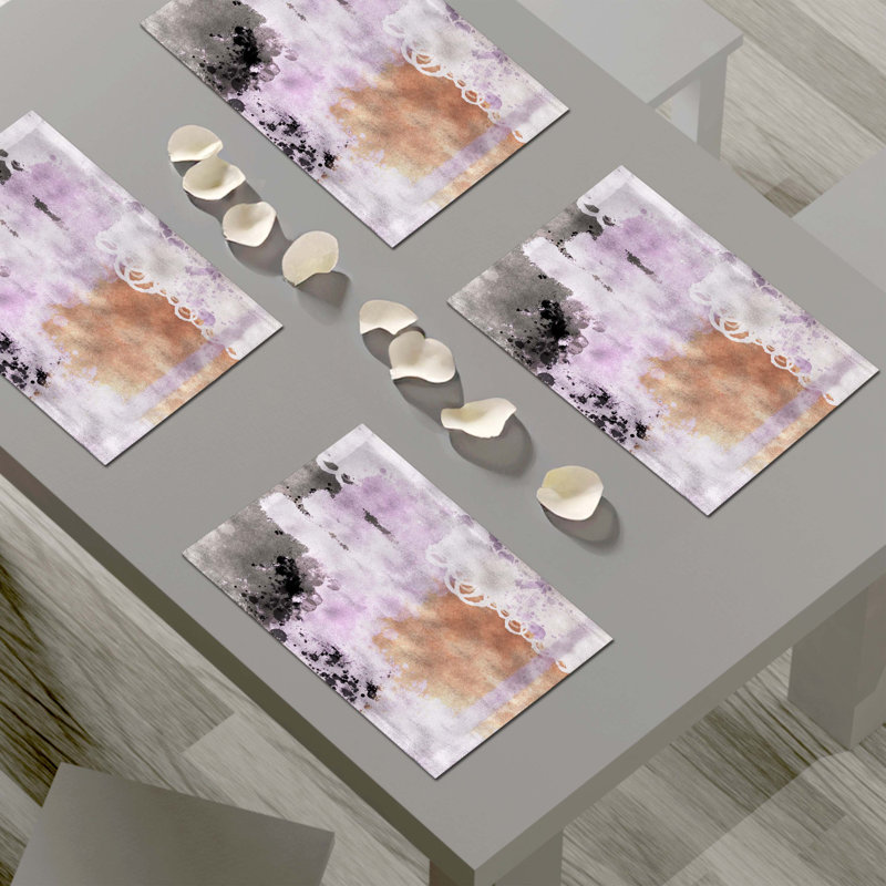 Napperon abstrait en polyester