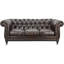 Canapé Chesterfield en cuir Shoreham