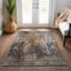 Tapis taupe Ayush ACN655 intérieur / extérieur lavable à la machine-1043553443