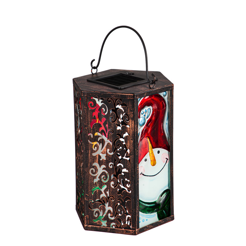 8.27'' Solar Powered Outdoor Lantern