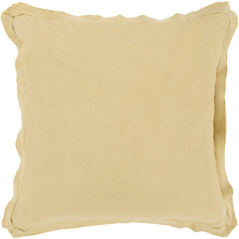 Cotton Pillow Cover, Magenta, 22" H x 22" W x 4" D, Down Blend