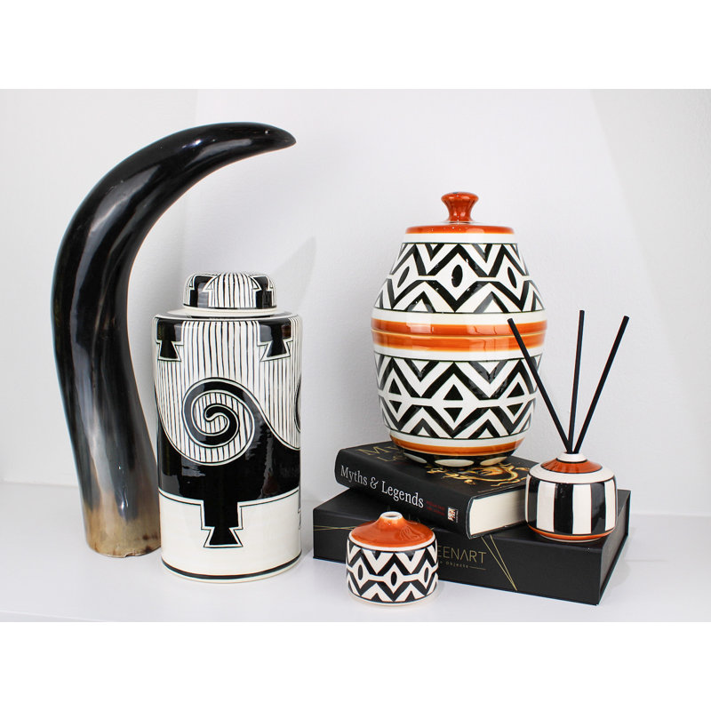 African Handmade Ceramic Jar
