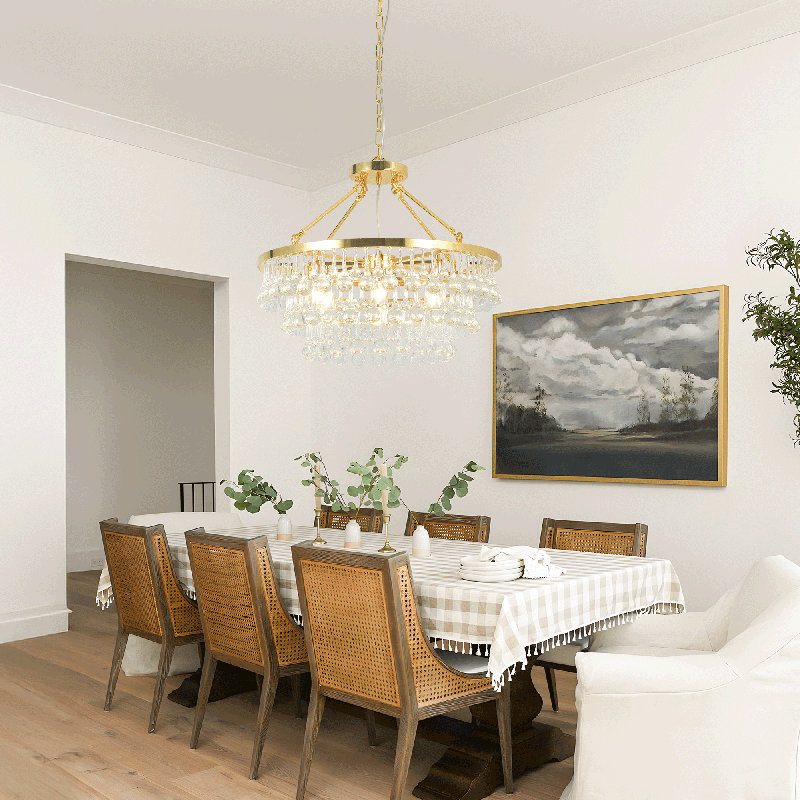  9-light Crystal Chandelier