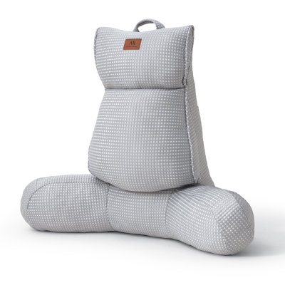 Coussin rafraîchissant à gaufres pour le soutien du dos avec poche et poignée