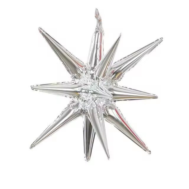  Étoile argentée Explosion argentée f07M1-75, Argent argent