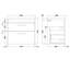 Caillen 610mm Single Bathroom Vanity with Integrated Ceramic Basin-1337843436