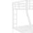 Metal Twin Over Full Bunk Bed For Teens And Adults,Space-Saving/Noise Reduced/No Box Spring Needed, White-1346982516-1346982507