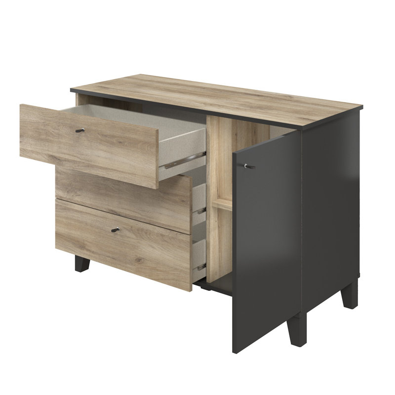 Bingley 112cm W 3 - Drawer Chest of Drawers