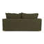 Durbin - Causeuse moderne en tissu vert