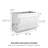 Design House Brookings Unassembled Shaker Sink Base Kitchen Cabinet, White-347499570