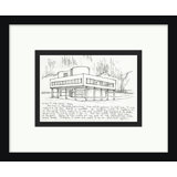 Villa Savoye At Poissy Print by Christopher Kennedy