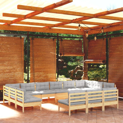 Ensemble de conversation modulaire 14 pièces
