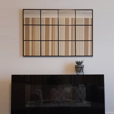 Fehzaan Brooklyn Industrial Wall Mirror